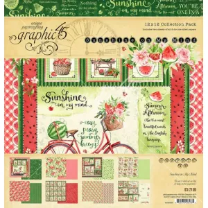 Graphic 45 Sunshine on my Mind 12x12 Inch Collection Pack (4502839)
