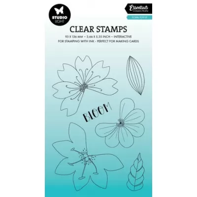 Studio Light Floral Pop-Up Essentials Clear Stamp (SL-ES-STAMP634)