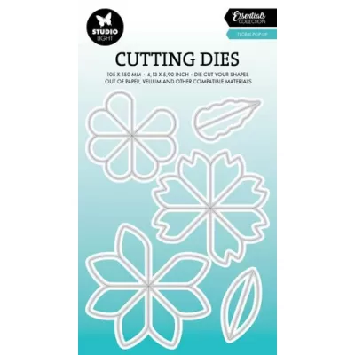Studio Light Floral Pop-Up Essentials Cutting Dies (SL-ES-CD807)
