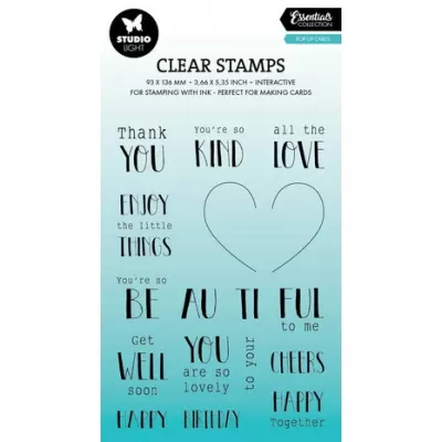 Studio Light Pop-Up Cards Essentials Clear Stamp (SL-ES-STAMP636)