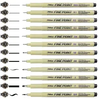 Fineliner Tekenpennen 12 stuks (Fin-12)