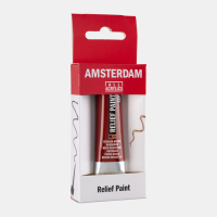 Amsterdam Reliëf Verf tube 20 ml Roodbruin 422 (58044221)