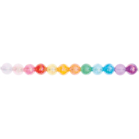 Rico-Design itoshii - Plastic Beads, Rainbow Mix, Holographic (600354)