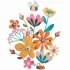 Sizzix Thinlits Die Set Fabulous Bold Florals 16pcs (666255)