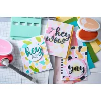 Sizzix Layered Stencils by Catherine Pooler A6 Paper Scraps (4pcs) (666998)