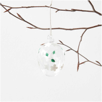 Rico-Design Glass egg "strawberry blossom" (700467)