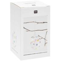 Rico-Design Glass egg with dots (700541)