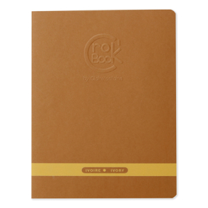 Clairefontaine CroK'BooK 24 ivoorkl bl 90g 17x22cm - lichtbruin (60311C lichtbruin)
