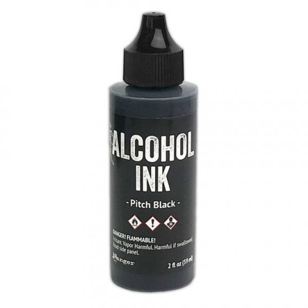 Tim Holtz Alcohol Ink Pitch Black 2 fl oz (TAG76230)