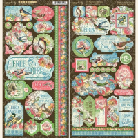 Graphic 45 Bird Watcher 12x12 Inch Collection Pack (4502211)