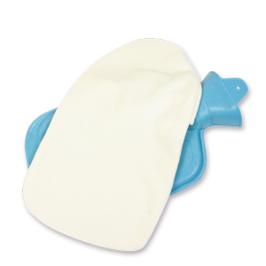 Sublistar® blauwe warm water kruik met bedrukbare hoes (WFN-B)