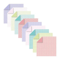 Clairefontaine Origami etui 60 blad 15x15cm - Lente - Multicolor (95634C)