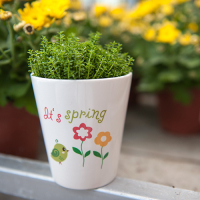 Sublimatie Bloempot van ceramic 10oz (POT-10)