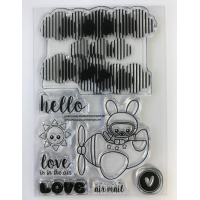 Uchi's Design Animation Clear Stamp and Dies Love is In the Air (AS18)