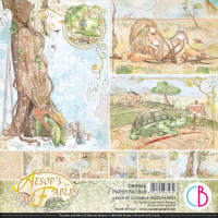 Ciao Bella AESOP'S FABLES PAPER PAD 8"X8" (CBH046)