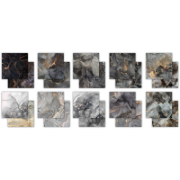 Craft Consortium Essential Craft Papers 12x12 Inch Paper Pad Ink Drops Monochrome (CCEPAD021)