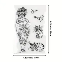 CMP stempel mens en dier (CMP-stempel-010)