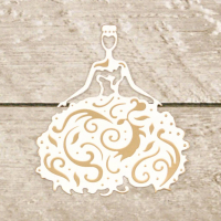 Couture Creations Lavish Ballroom Cut, Foil & Emboss Die Ball Gown (CO725908)