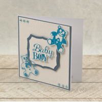 Couture Creations Teddy Silhouette Mini Cut, Foil and Emboss Die (CO726745)