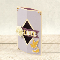 Couture Creations Dove Silhouette Mini Cut, Foil and Emboss Die (CO726746)