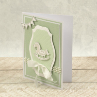 Couture Creations Horse & Pacifier Silhouette Mini Cut, Foil and Emboss Dies (CO726748)