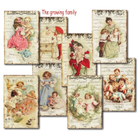 Decorer The Growing Family Paper Pack 3x4 inch (DECOR-M79)