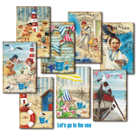 Decorer Let's go to the Sea Paper Pack 3x4 inch (DECOR-M80)