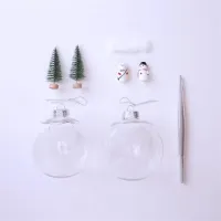 Simply Make Ornament Kit Decoration Snowglobe (2pcs) (DSM 105308)