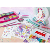 Faber-Castell Viltstift Connector Snow globe Unicorn (33 pcs) (FC-155544)