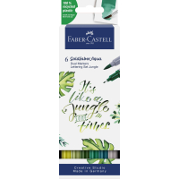 Faber-Castell Goldfaber Duo Aquarelmarker etui 6 stuks Seaside letteringset (FC-164517)