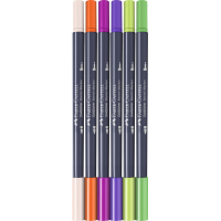 Faber-Castell Sketchmarker Goldfaber etui 6 stuks Graphic novel op alcoholbasis (FC-164810)