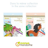 Avenue Mandarine Graffy Pop, kleuren Manga op nummer (GY108C)