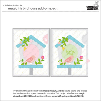 Lawn Fawn - Magic Iris Birdhouse Add-On (LF2471)