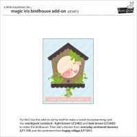 Lawn Fawn - Magic Iris Birdhouse Add-On (LF2471)