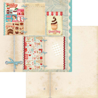 Memory Place Vintage Recipes 12x12 Inch Paper Pack (MP-60282)