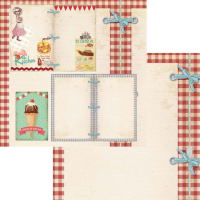 Memory Place Vintage Recipes 12x12 Inch Paper Pack (MP-60282)