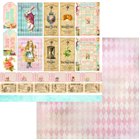 Memory Place Alice's Tea Party 12x12 Inch Paper Pack (MP-60315)