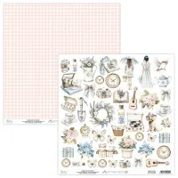 Mintay Cottage Heart 12x12 Inch Scrapbooking Paper Set (MT-COH-07)