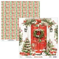 Mintay Holly Jolly 12x12 Inch Scrapbooking Paper Set (MT-HOL-07)