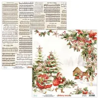 Mintay Holly Jolly 12x12 Inch Scrapbooking Paper Set (MT-HOL-07)