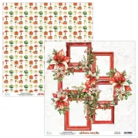 Mintay Holly Jolly 12x12 Inch Scrapbooking Paper Set (MT-HOL-07)