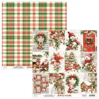 Mintay Holly Jolly 12x12 Inch Scrapbooking Paper Set (MT-HOL-07)