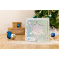 Crafter's Companion Glittering Snowflakes A4 Construction Acetate (S-GS-CA)