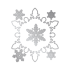 Crafter's Companion Glittering Snowflakes Metal Die Frosted Window (S-GS-MD-FRWI)