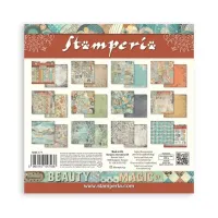 Stamperia Furry Friends 12x12 Inch Paper Pack Maxi Background Selection (SBBL177)