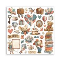 Stamperia Family 12x12 Inch Paper Pack (SBBL181)