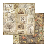 Stamperia Forest 12x12 Inch Paper Pack (SBBL63)