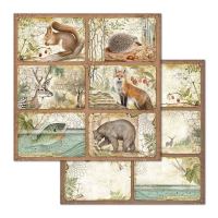 Stamperia Forest 12x12 Inch Paper Pack (SBBL63)