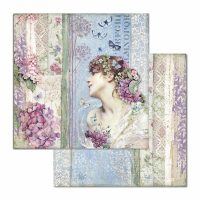 Stamperia Hortensia 12x12 Inch Paper Pack (SBBL72)