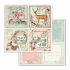 Stamperia Pink Christmas 12x12 Inch Paper Pack (SBBL73) ( SBBL73)